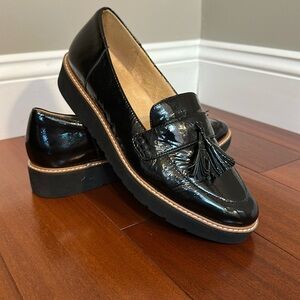 Naturalizer Black Tassel Loafers